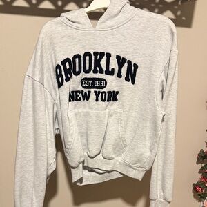 Refuge Light Gray Brooklyn Hoodie Sweater
